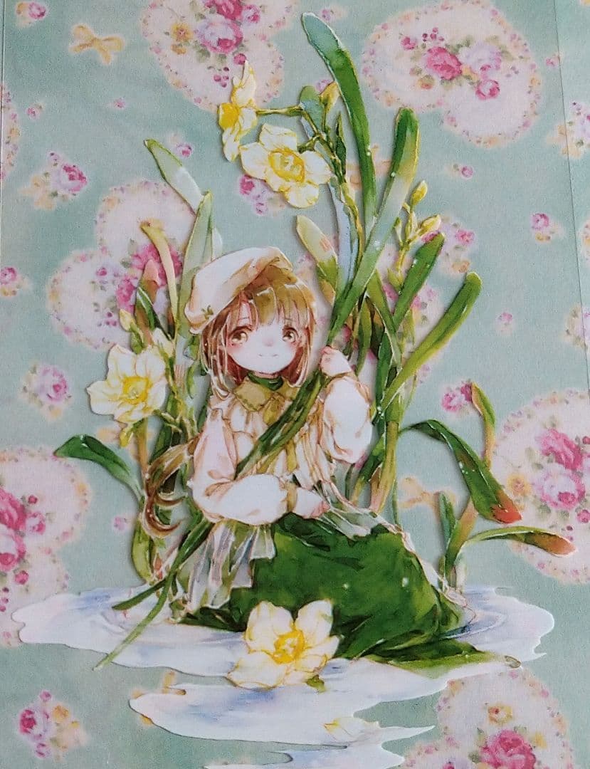 ✩のこり１✩J898＃森女卷(PET)田小宝切り売り海外人物マステ女の子