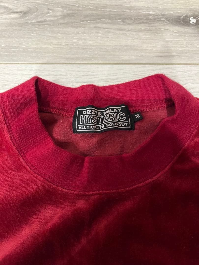 ヒステリックグラマー　トレーナー　ベロア