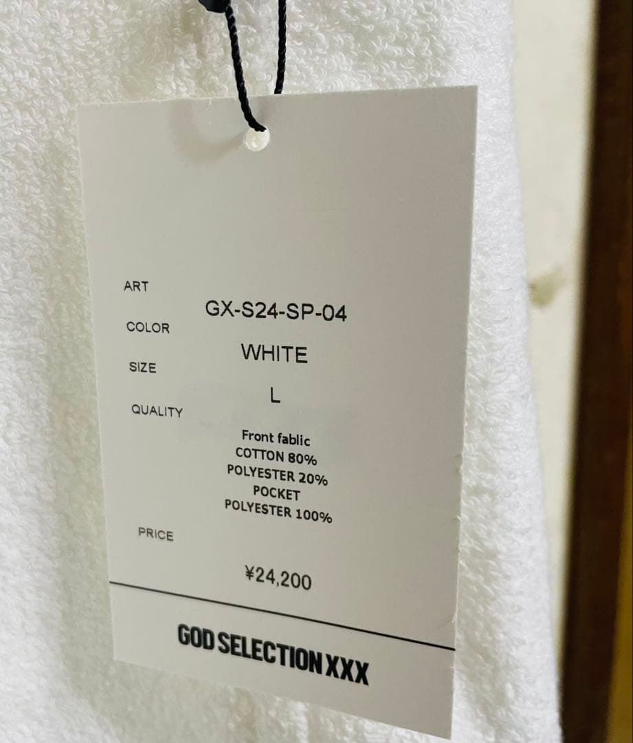 ウェア GOD SELECTION XXX GX-S21-SP-01 WHITE L