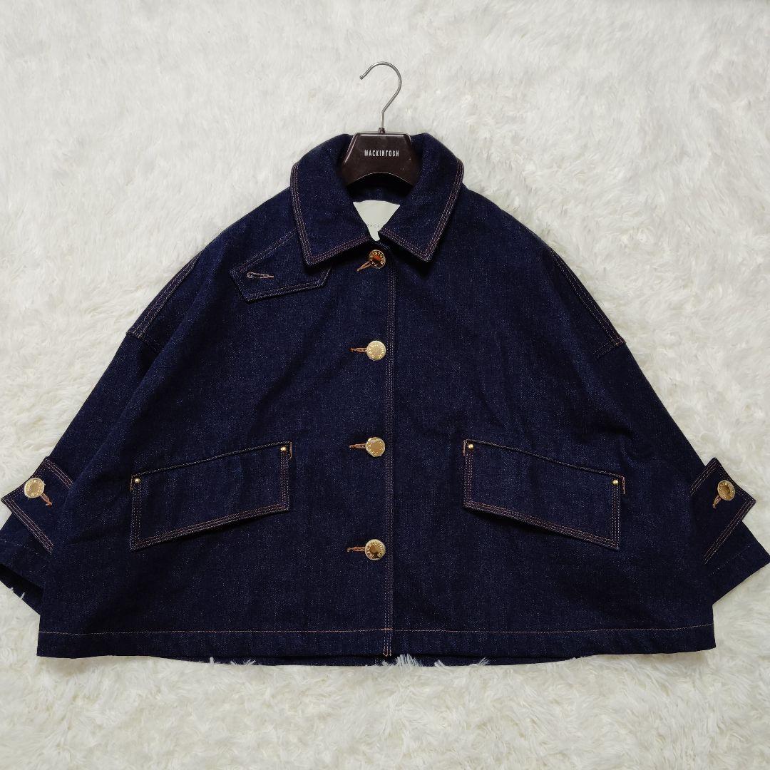 未使用級 マッキントッシュ ハンビー デニム トゥモローランド別注 6 M 紺
