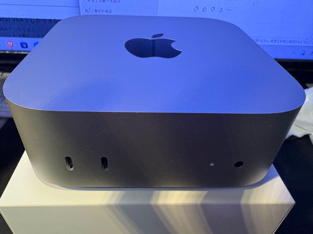Mac mini M4 256GB 16GB美品 2025年11月6日まで保証有