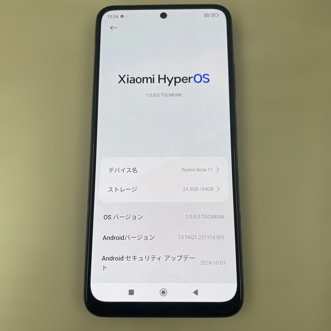 スマートフォン本体 Xiaomi Redmi Note 11 64GB