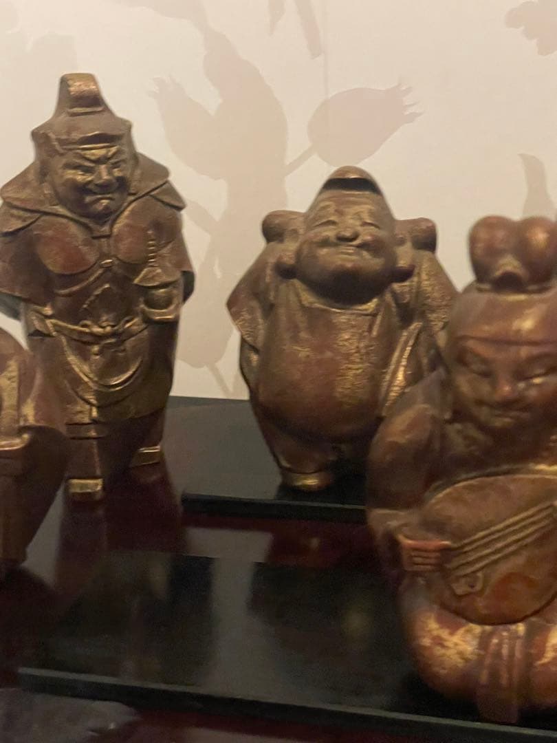 美品　高級　鉄製　七福神 鉄製置物 7体セット　高級七福神