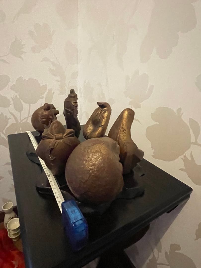 美品　高級　鉄製　七福神 鉄製置物 7体セット　高級七福神