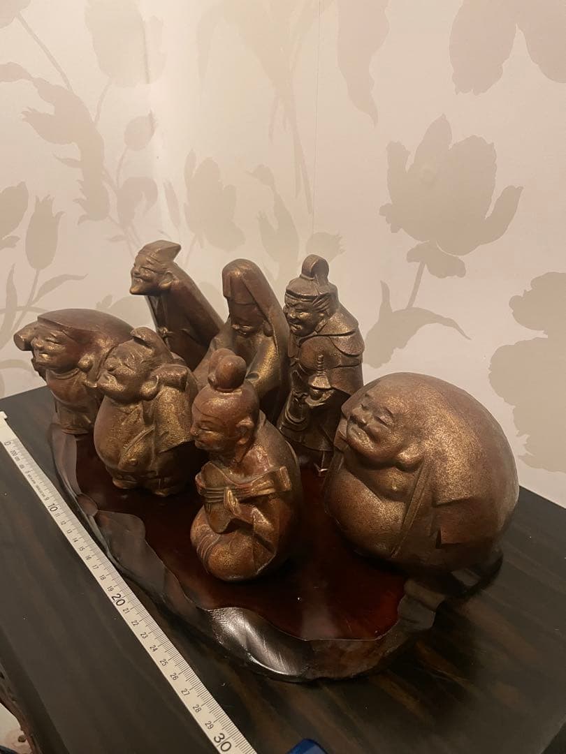 美品　高級　鉄製　七福神 鉄製置物 7体セット　高級七福神