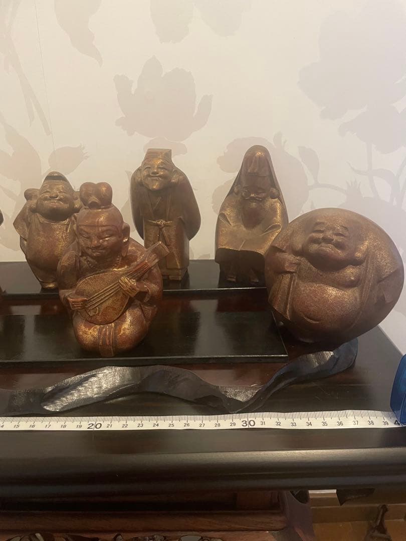 美品　高級　鉄製　七福神 鉄製置物 7体セット　高級七福神