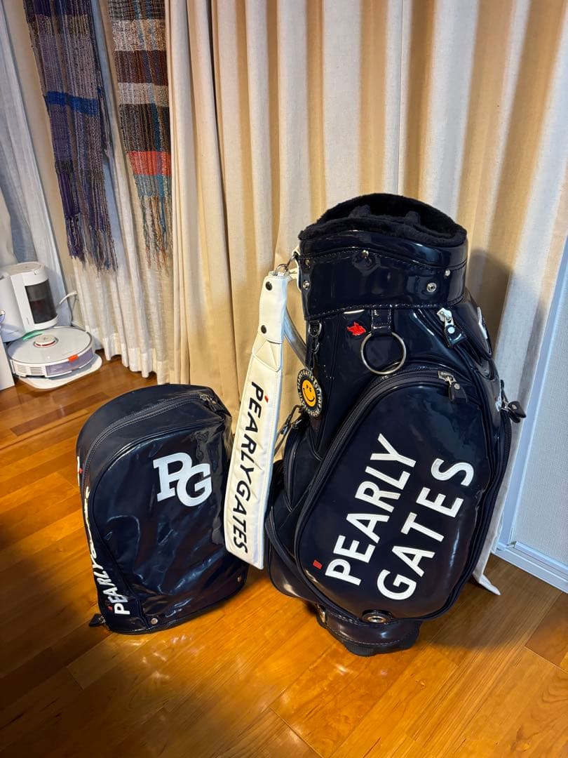 PEARLY GATES キャディバッグ　ネイビー