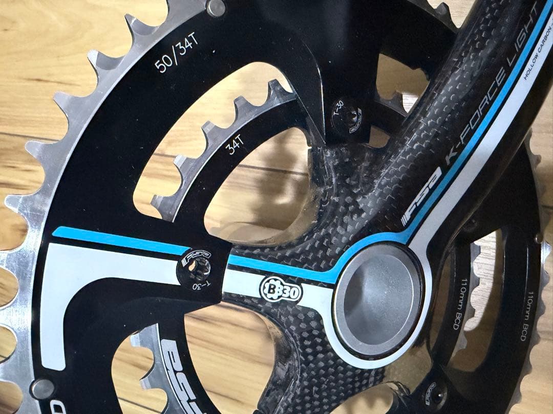 FSA K-Force Light クランクセット 50/34T 172.5mm