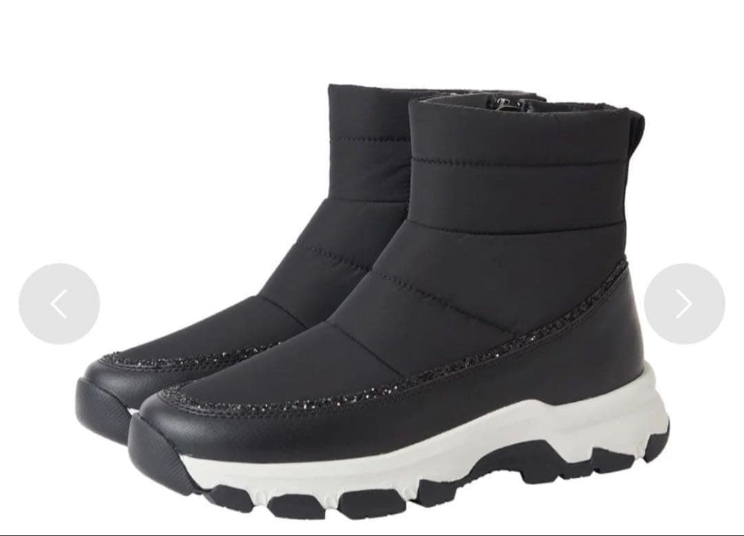 プラスダイアナ スノーブーツ 撥水加工　完売品　ほぼ未使用品