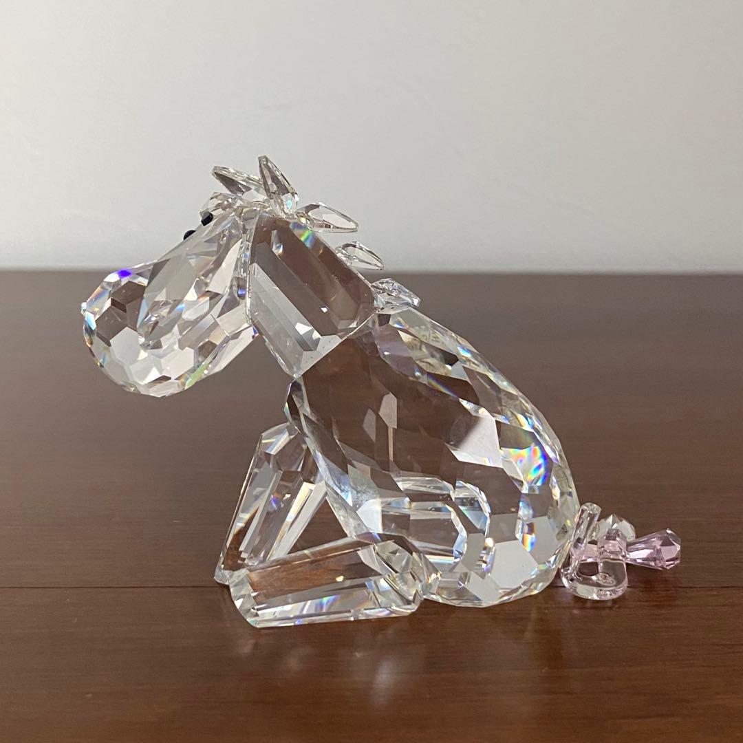 【欠けあり】ディズニーショーケース クリスタルワールド イーヨー 置物