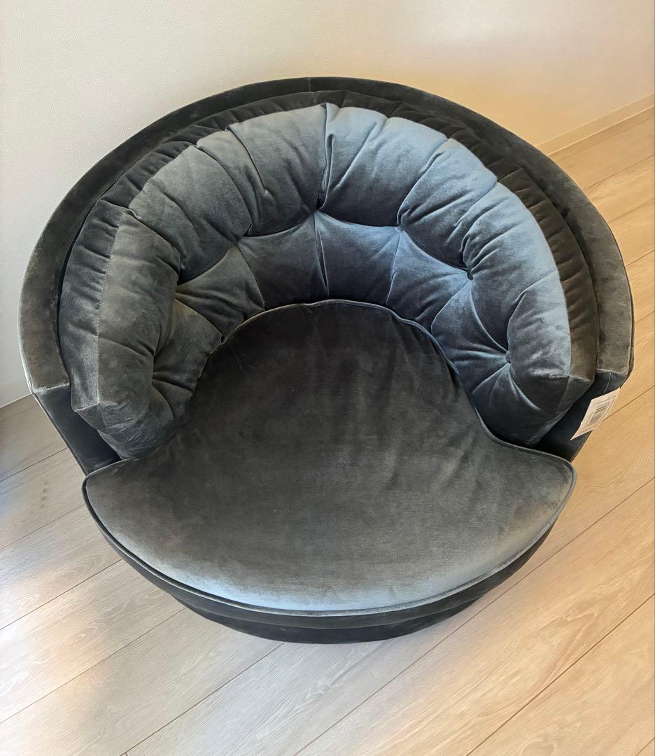 【KARE】ミュージックホール グレー アームチェア (12/21日まで)