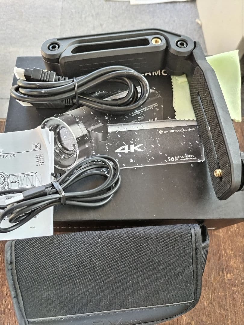 8月15日まで限定値引。 4K ビデオカメラ　防水タイプ　超格安です