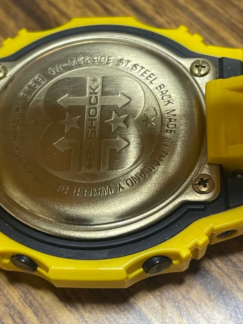 G-SHOCK イエロー デジタル腕時計 GW-M5630E