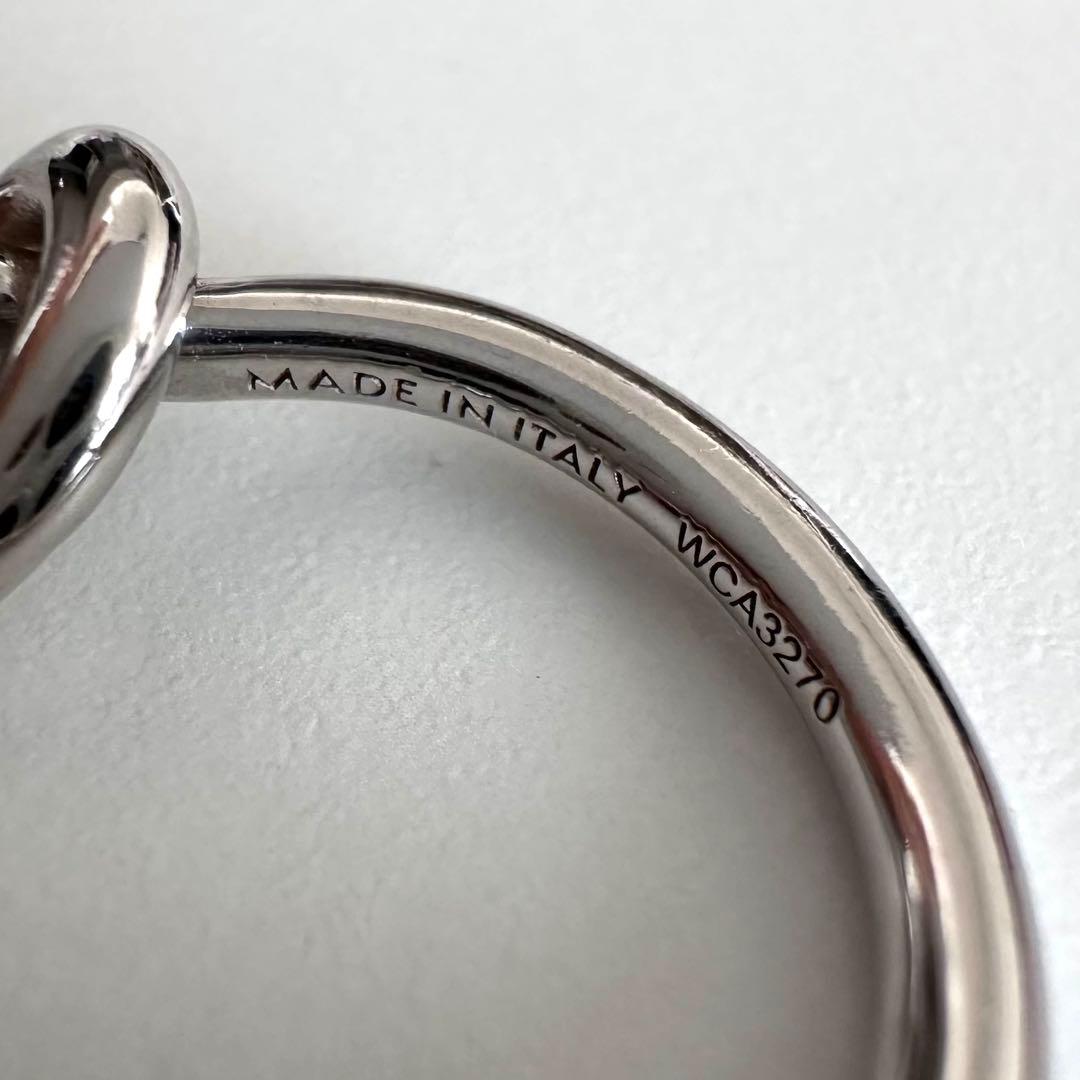 CELINE セリーヌ　ノット　スモールフープ　ピアス　イヤリング　片耳　極美品