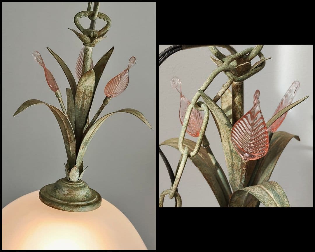 イタリア製 イルム ILUM 花型飾り コイズミ 天井照明 ペンダントライト