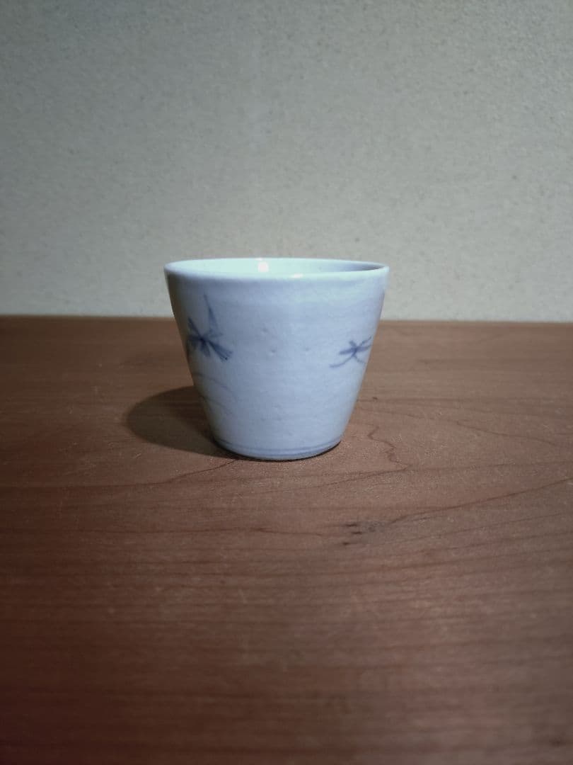 古伊万里 撫子蝶紋 猪口