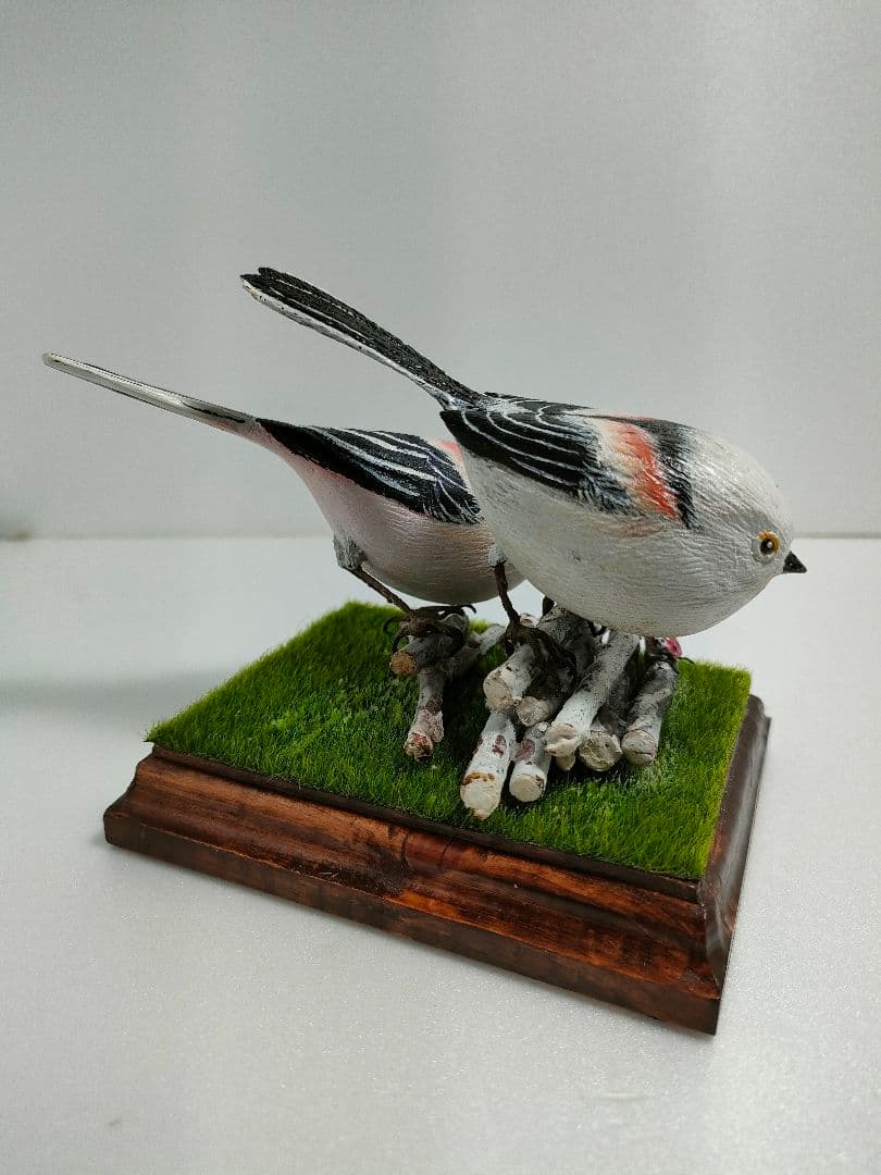 シマエナガ　バードカービング