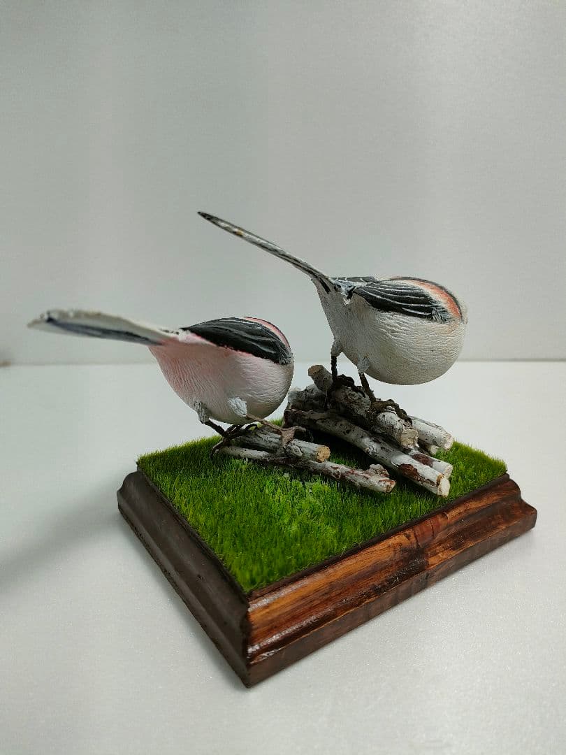 シマエナガ　バードカービング