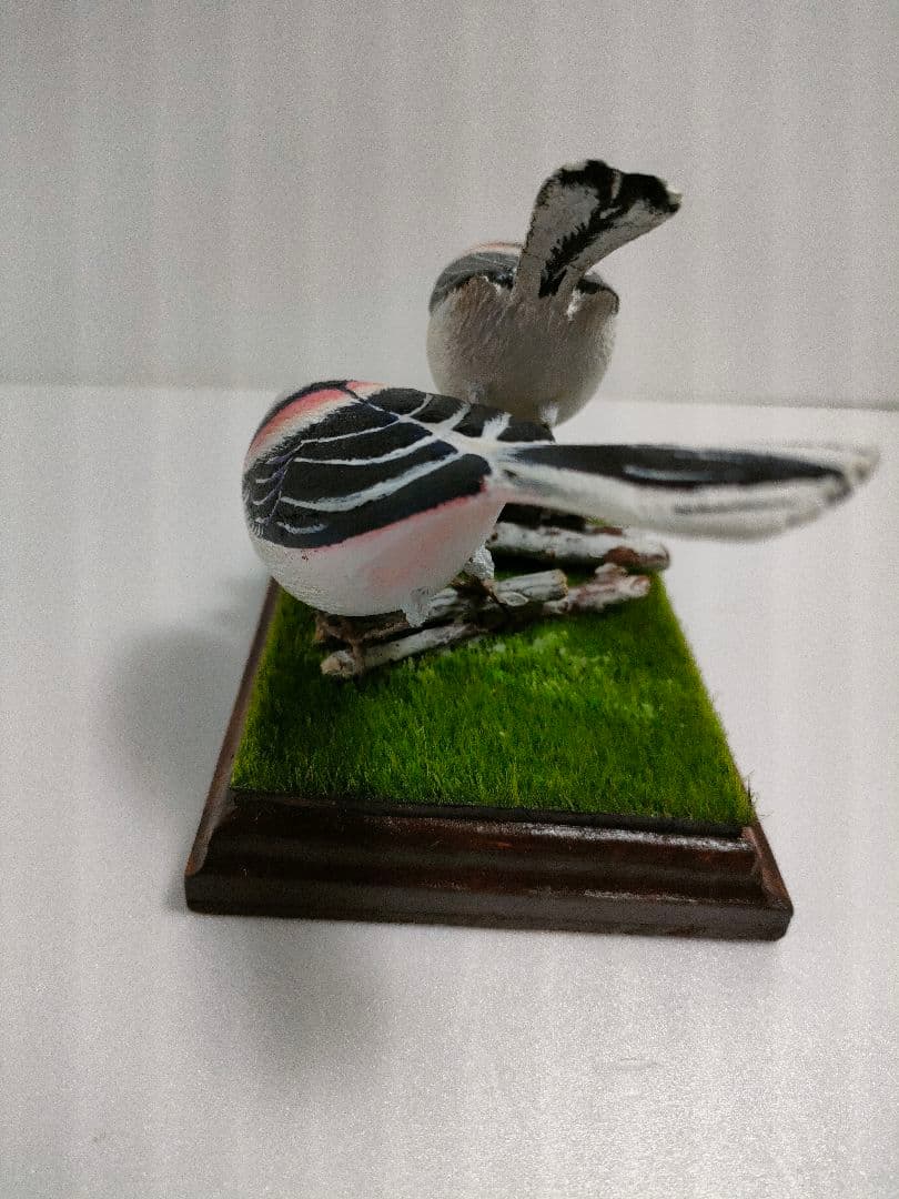 シマエナガ　バードカービング