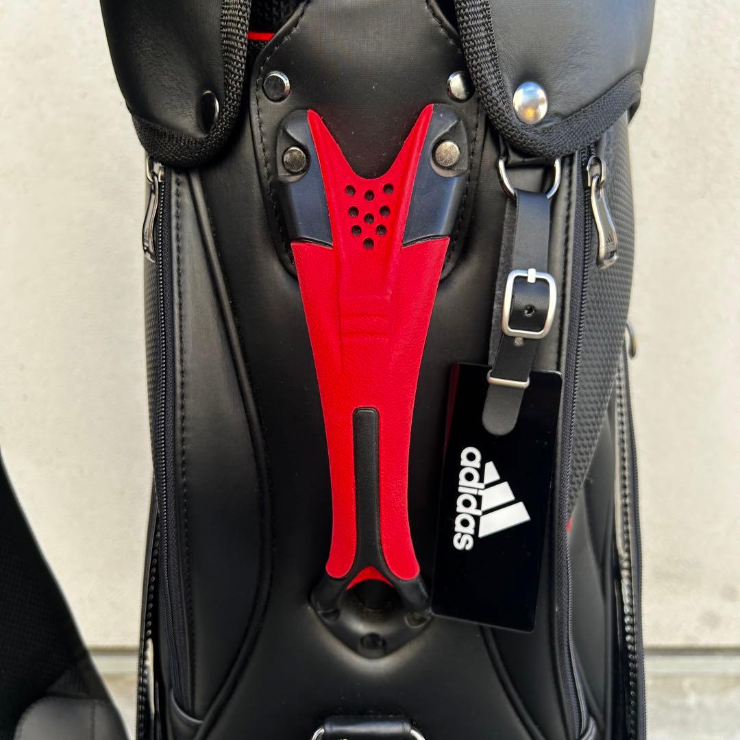 美品 アディダス ゴルフ adidas golf キャディバッグ 9.5型 黒