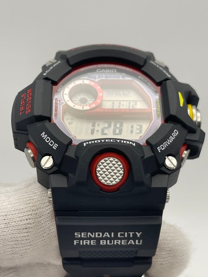 未使用 G-SHOCK GW-9400NFST-1AJR緊急消防援助隊レンジマン