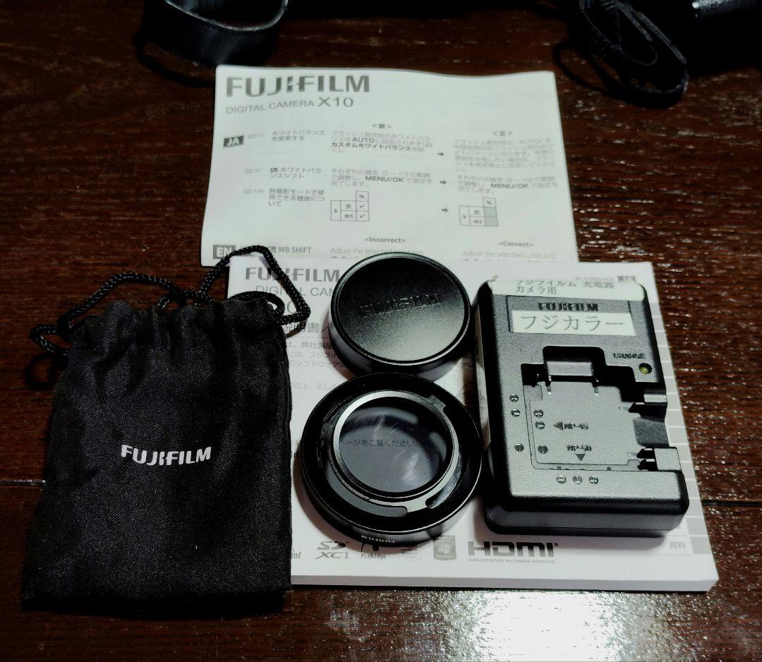 FUJIFILM　Ｘ10　高級コンパクトデジカメ　ＭＡＤＥＩＮ ＪＡＰＡＮ