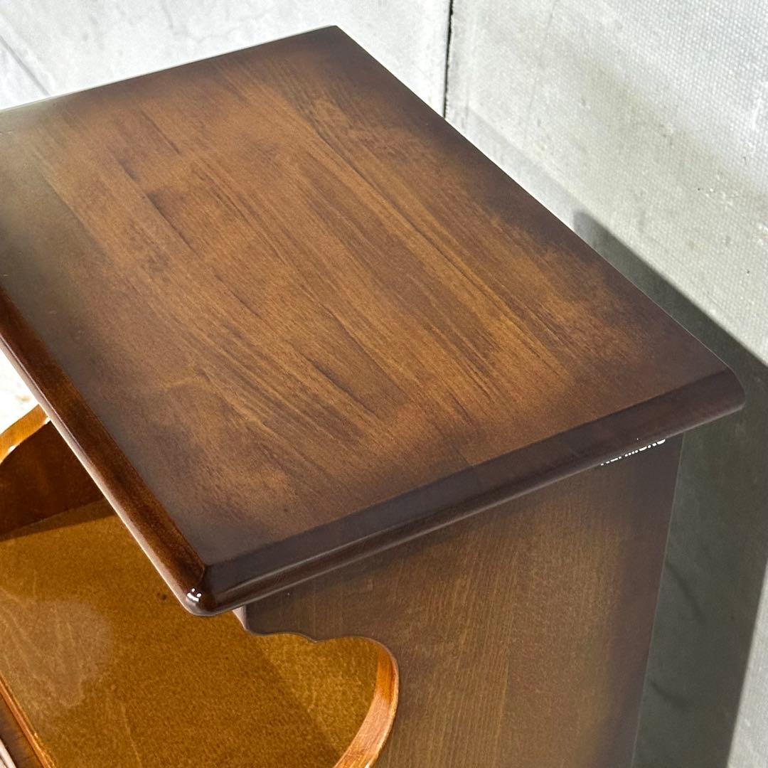 ✦昭和レトロ✦カリモク 電話台｜キャビネット 喫茶店・店舗什器 karimoku