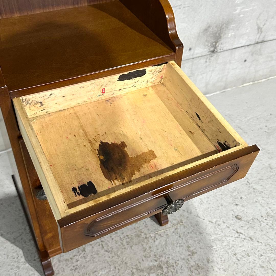 ✦昭和レトロ✦カリモク 電話台｜キャビネット 喫茶店・店舗什器 karimoku