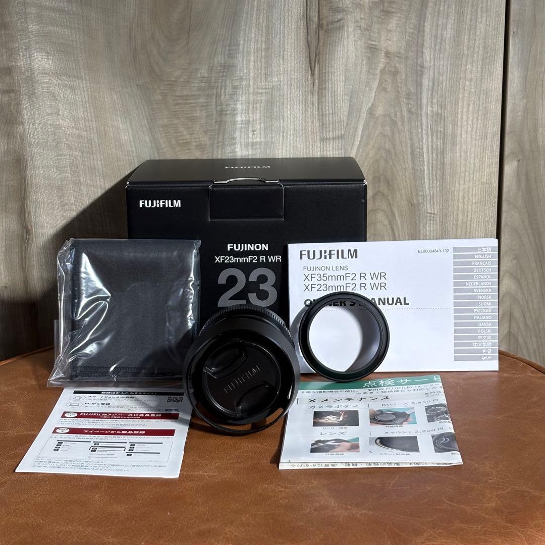 【極美品】FUJINON XF23mmF2 R WR