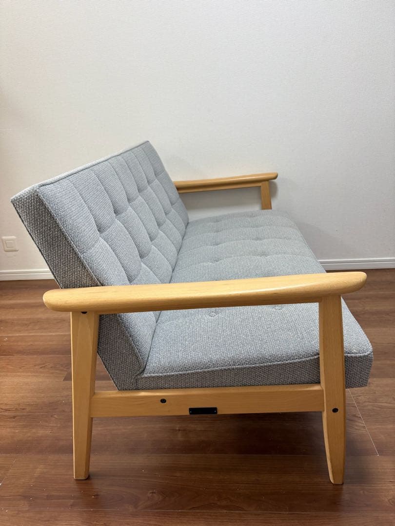 カリモク60 Kチェア 2シーター ミストグレー