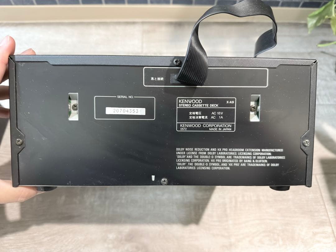 希少 KENWOOD ROXY A9 本体 4段セット 専用箱付 (1/2)