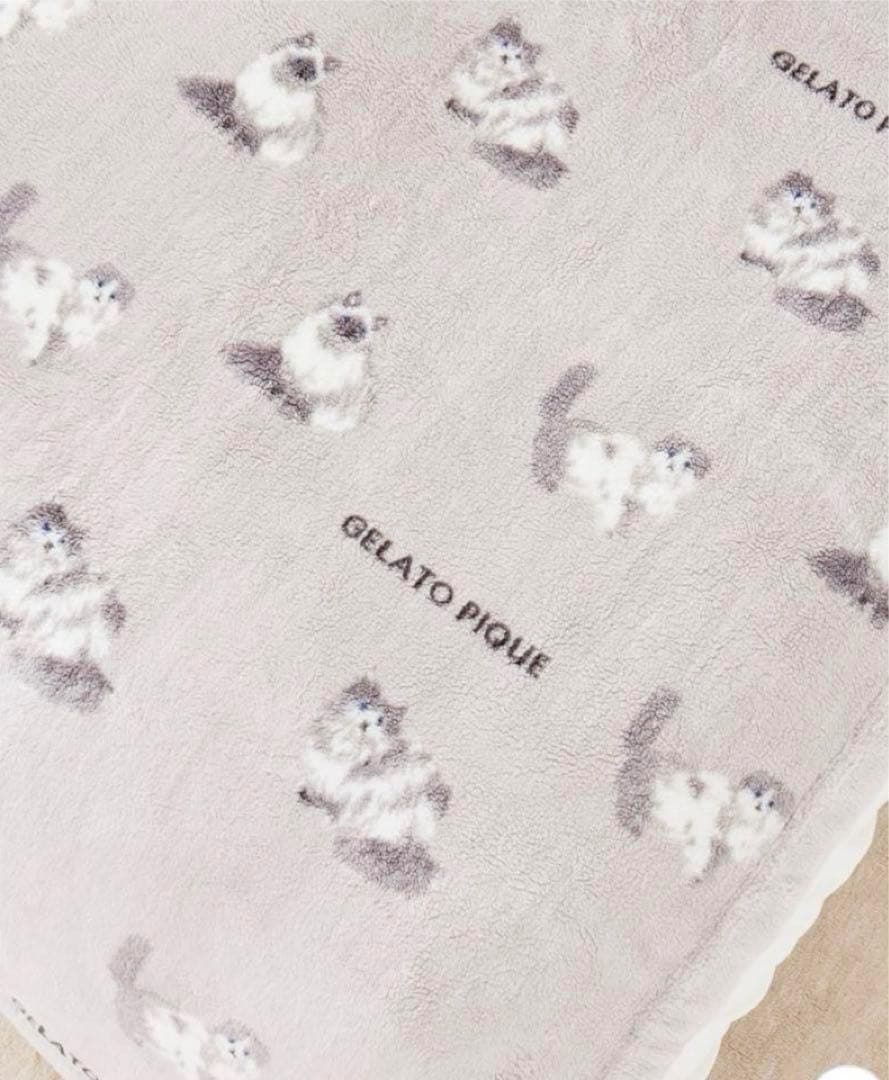 正規品♡ジェラートピケ Sleep CAT プリント毛布 ラグドール 猫 布団