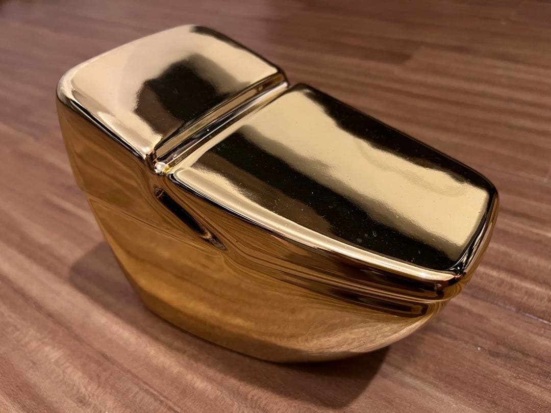 レジオミニ（貯金箱） 金の トイレ ゴールド REGIO-MINI ミニチュア