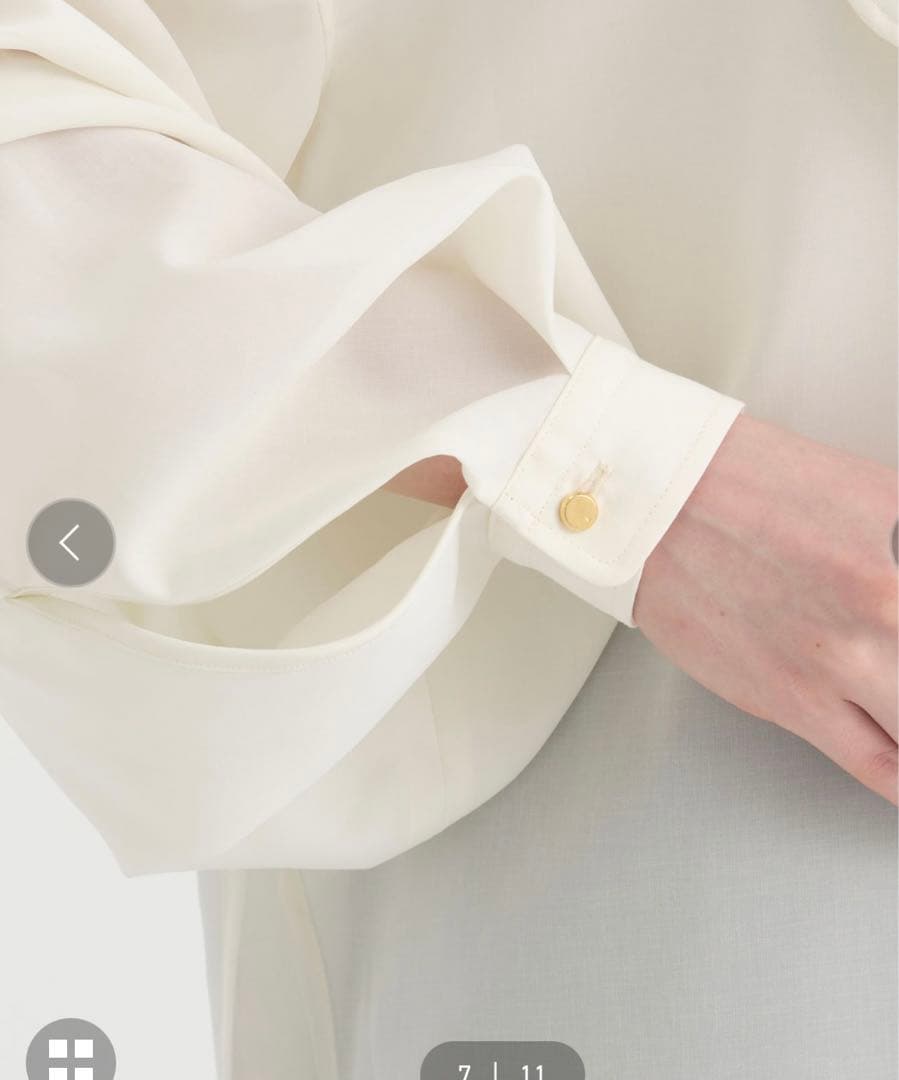 ザリラクスRERACSBIBFRONTPUFFSLEEVEPULLOVE