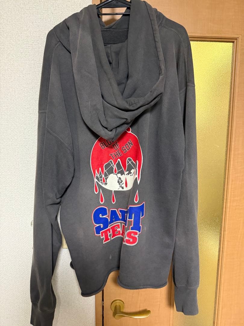 Saint Michael セントマイケルデニムティアーズコラボ　パーカー
