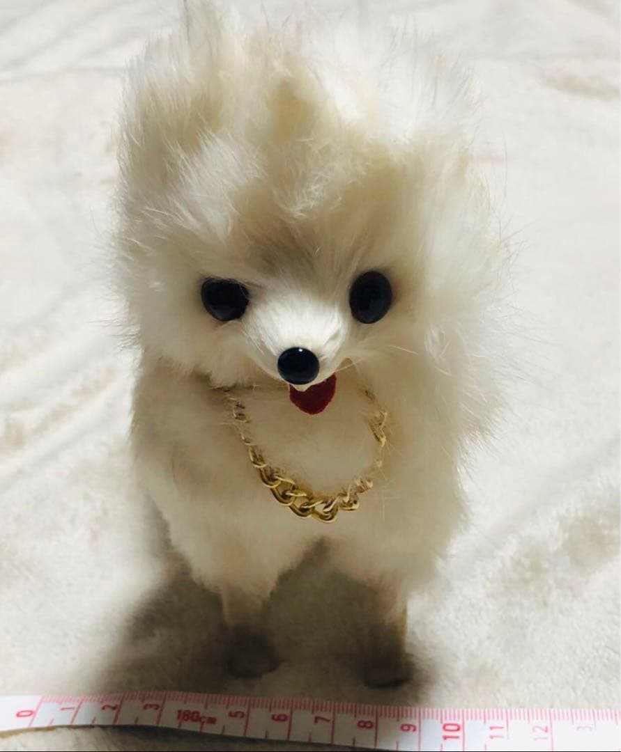 昭和レトロ　犬　ラビットファー　リアファー スピッツ　ポメラニアン　ぬいぐるみ