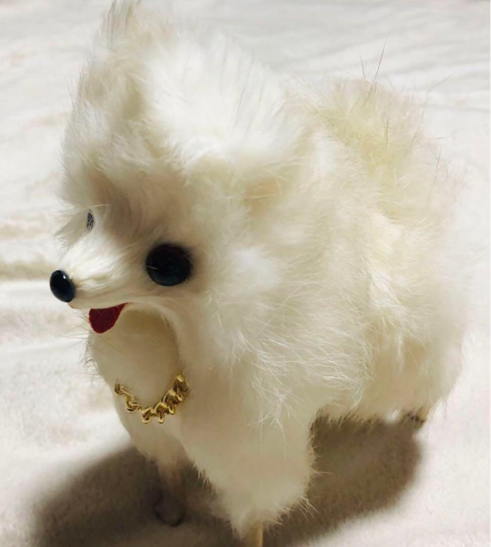昭和レトロ　犬　ラビットファー　リアファー スピッツ　ポメラニアン　ぬいぐるみ