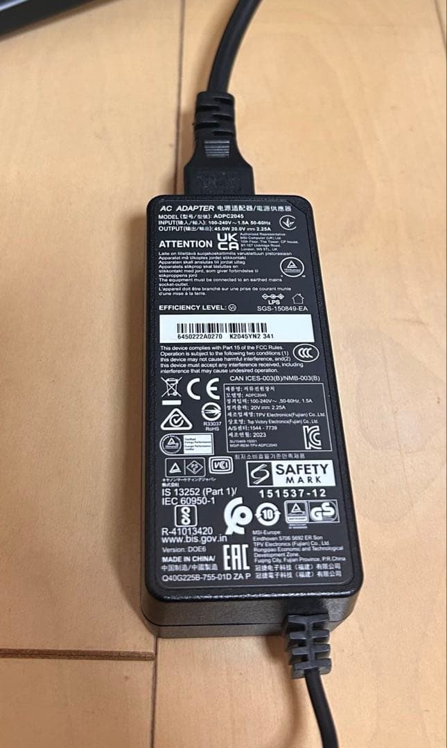 MSI 湾曲ゲーミングモニター G24C4 E2 23.6型180Hz