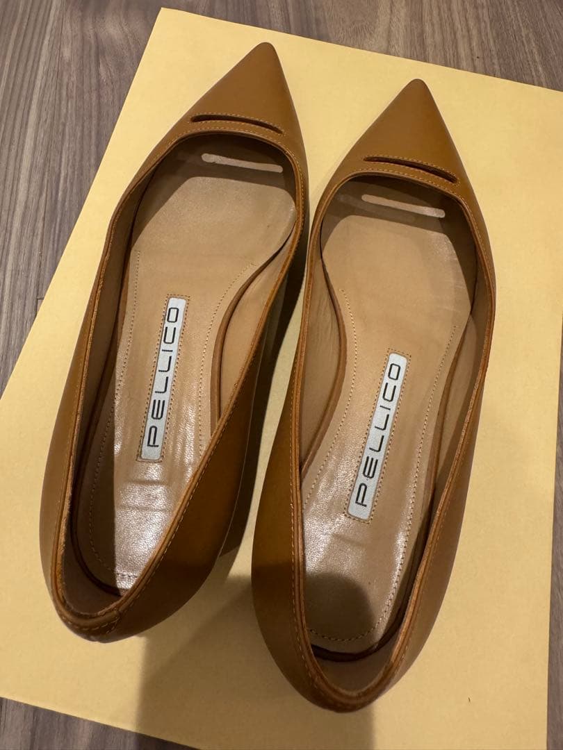 PELLICO ANIMA ブラウン フラットシューズ 37.5