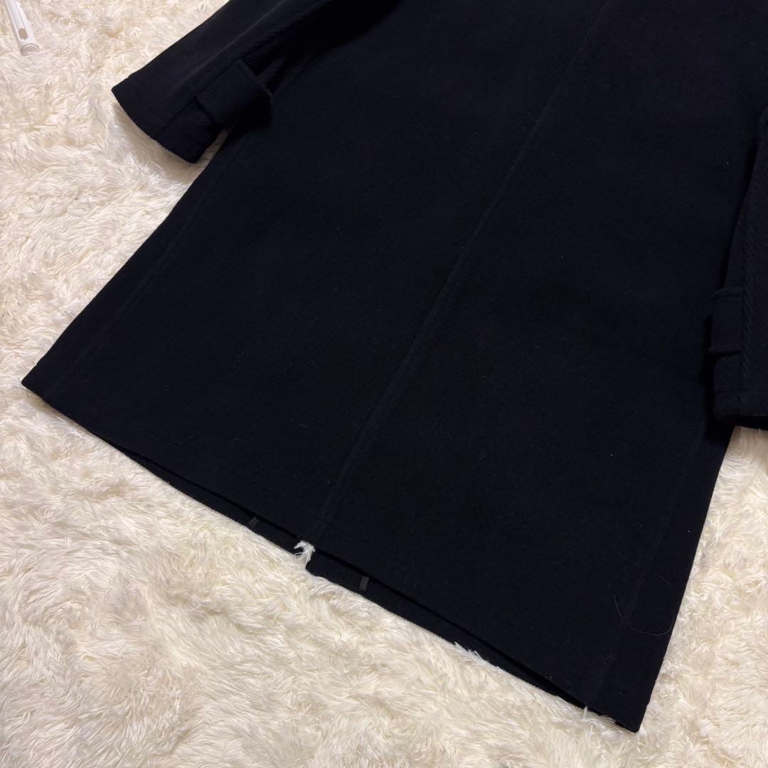 ✨希少✨モンゴメリー　ダッフルコート　ヘリンボーン　フード 着脱可　ネイビー