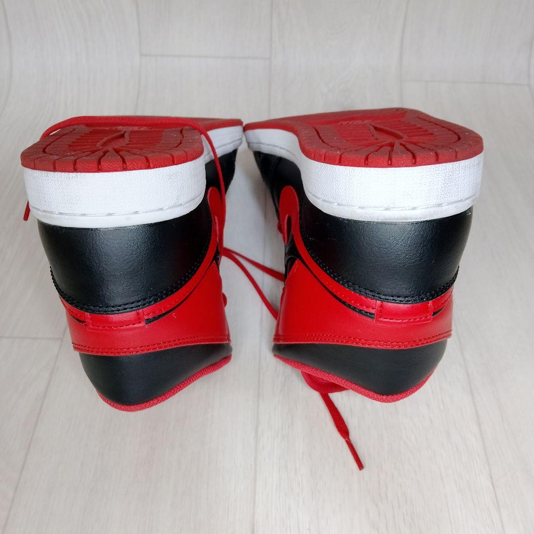 g*n様 ​ナイキ エアジョーダン1 ミッド ブレッド トゥ 26.5cm 赤