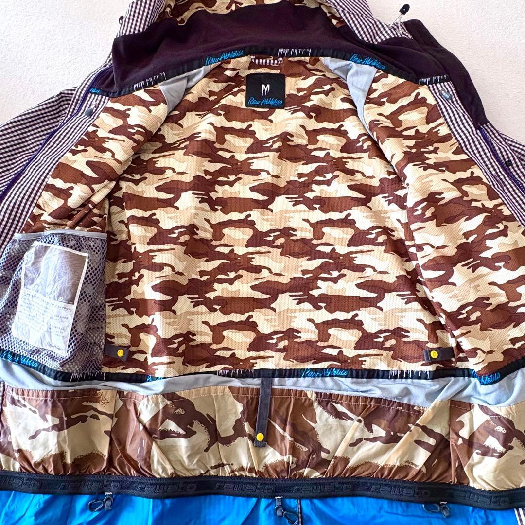 メンズ　REW スノーボードウェア　スノーウェア　ジャケット　パープル　M