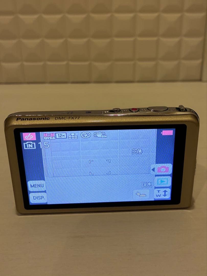 LUMIX DMC-FX77 ゴールド 本体 充電器 バッテリー
