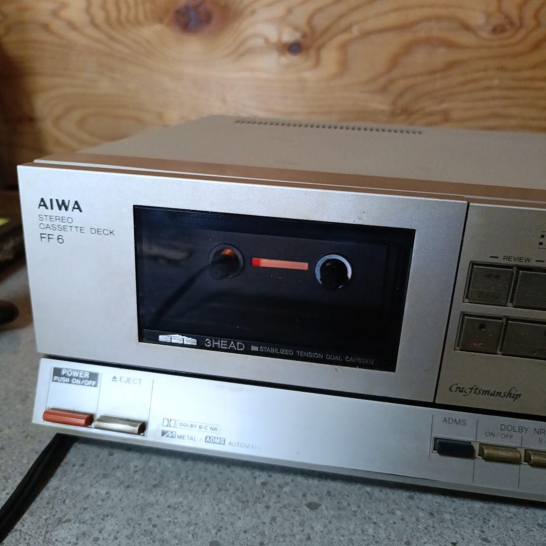 AIWA AD-FF60 アイワ　ステレオカセットデッキ　ジャンク　L2-6