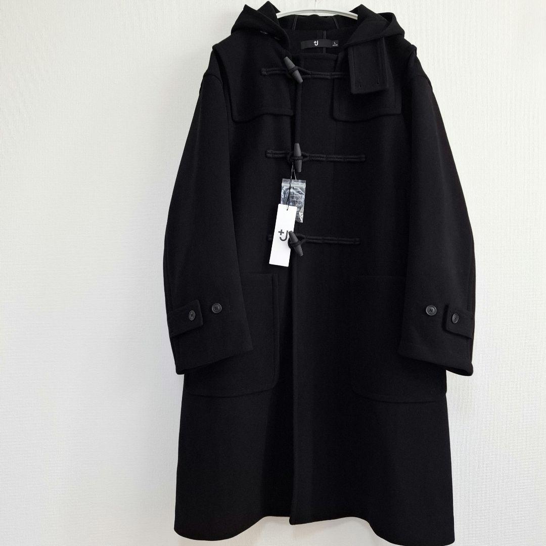新品 UNIQLO +J オーバーサイズ ダッフルコート L ブラック