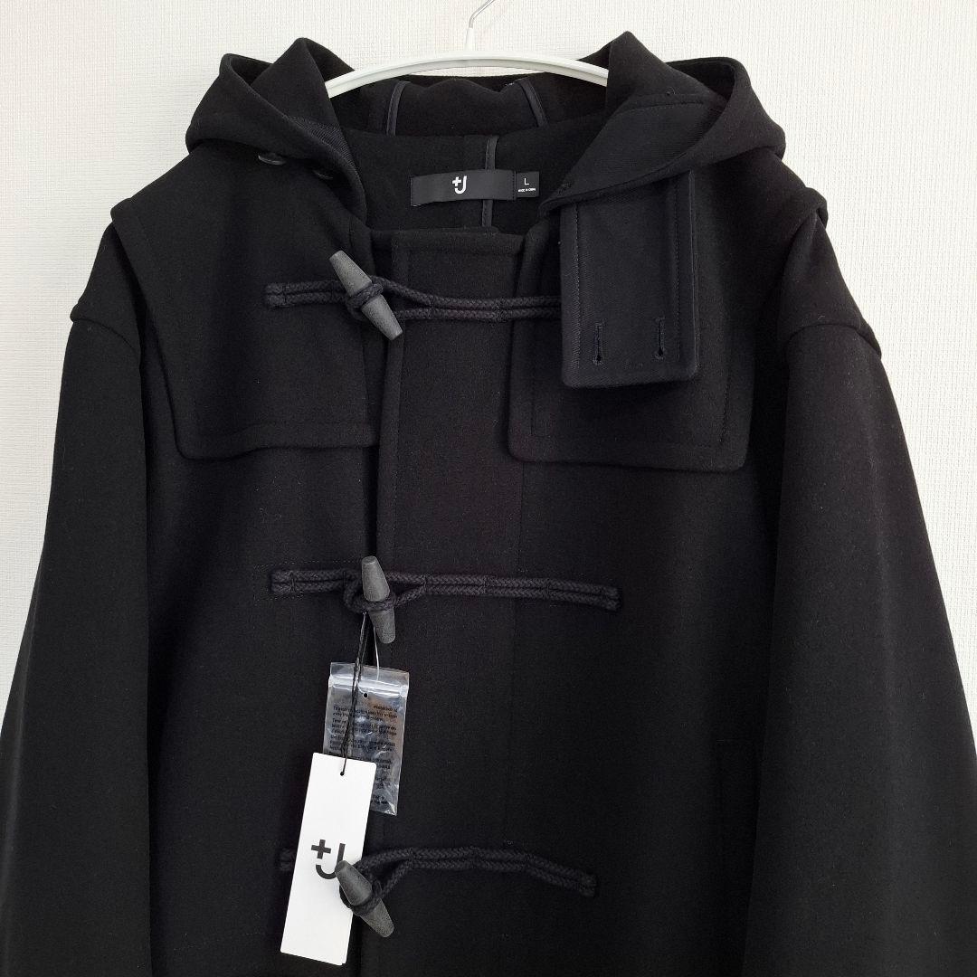 新品 UNIQLO +J オーバーサイズ ダッフルコート L ブラック