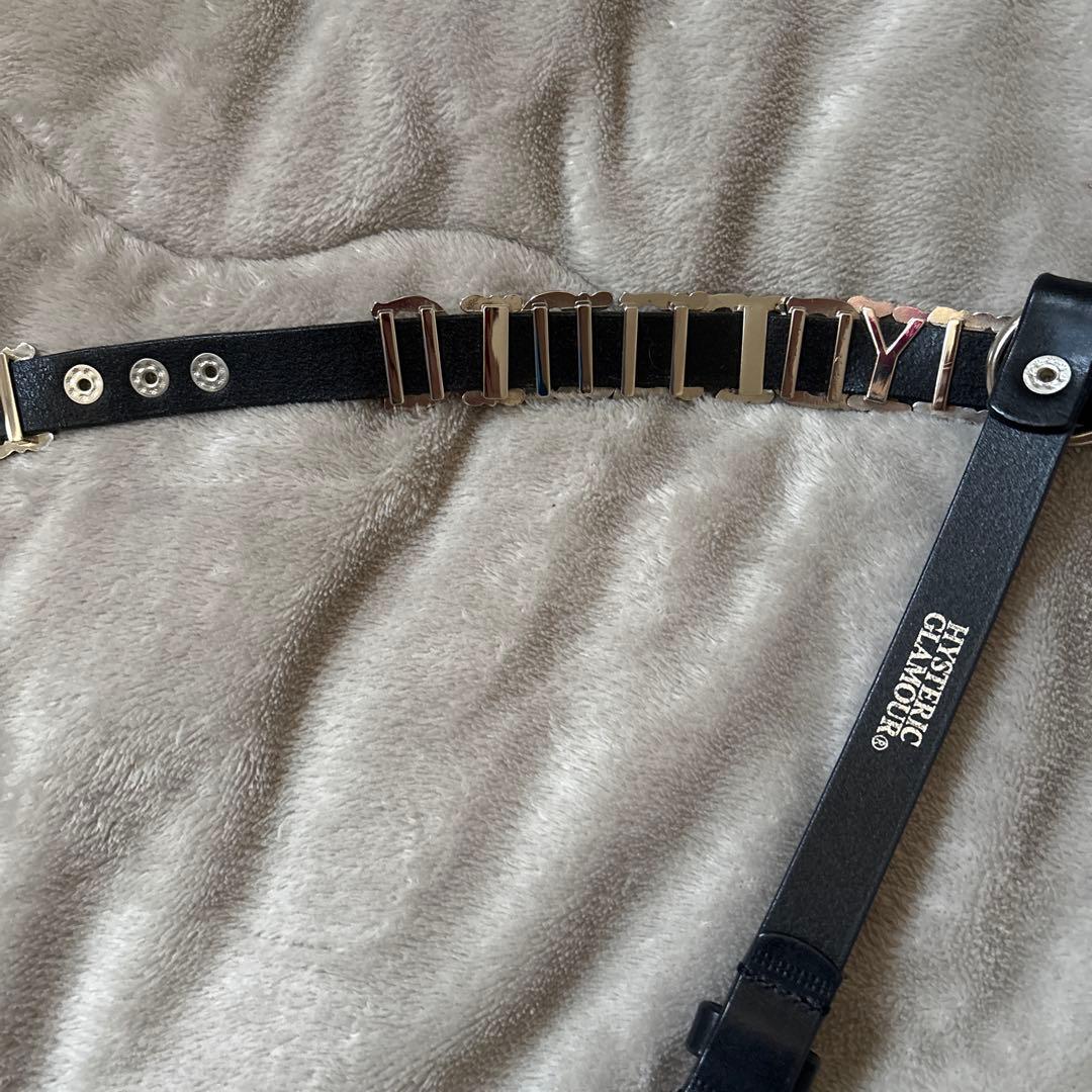 【レア・美品】HYSTERIC GLAMOUR ロゴベルト 黒