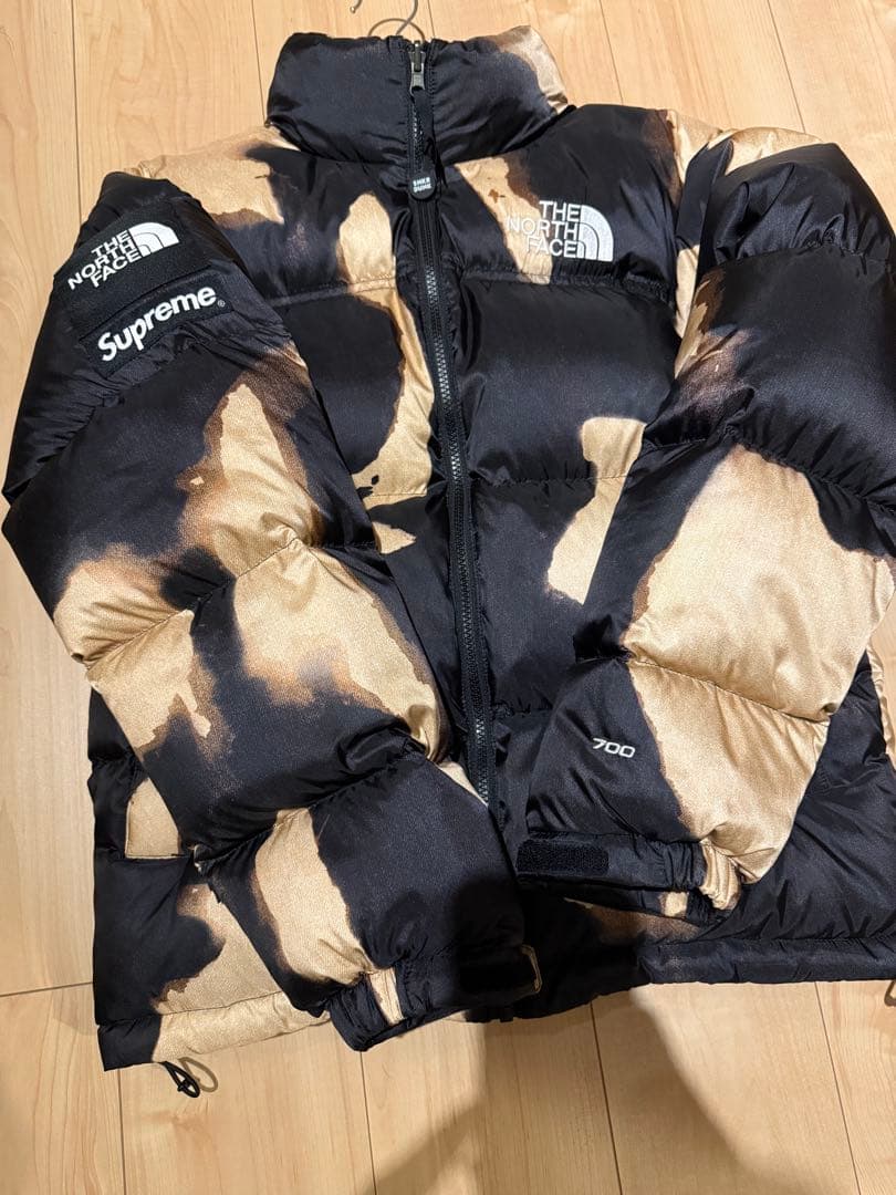 Supreme×The North Face Bleached Nuptse
