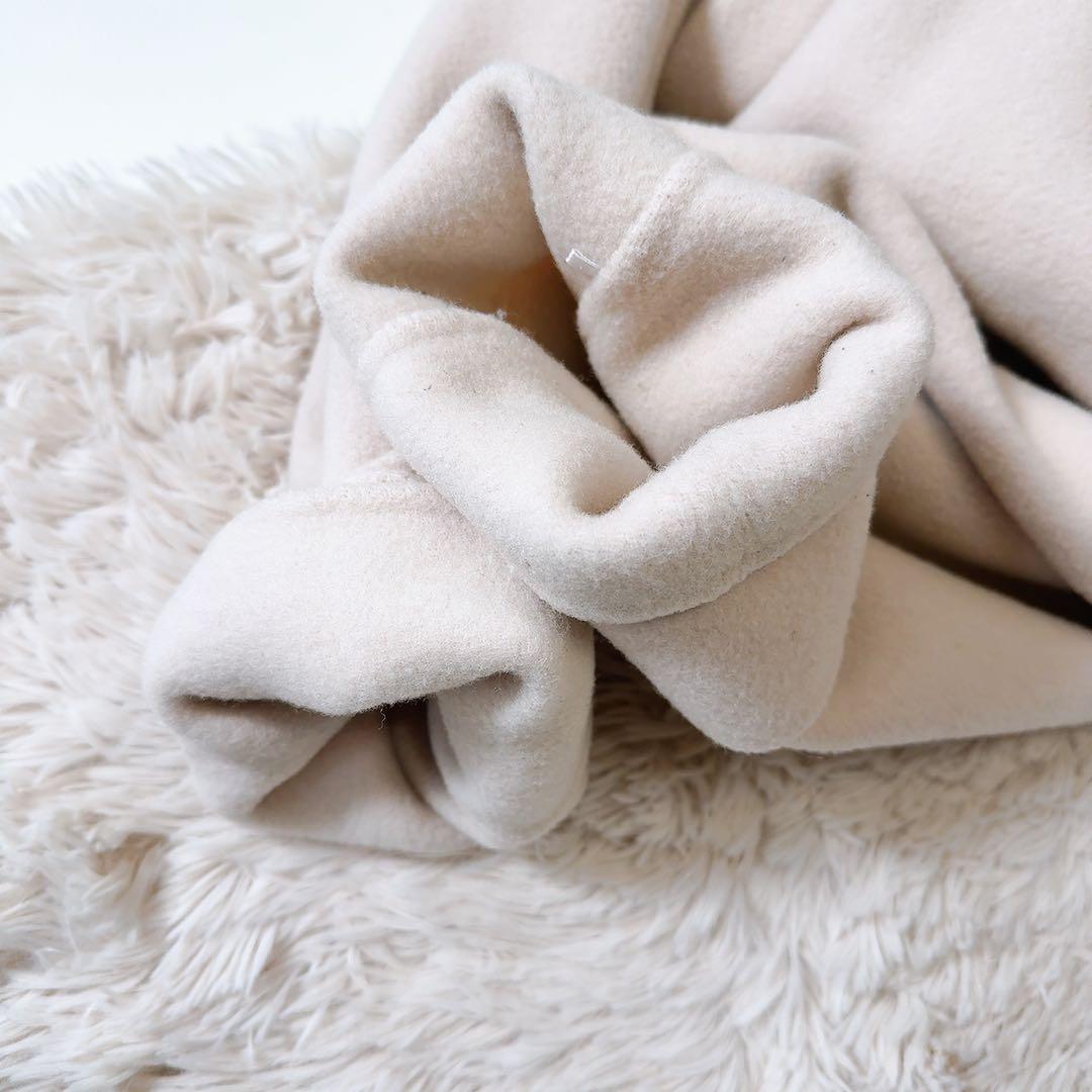 美品ꕥミラオーウェン 接結ハーフ丈Aラインコート ゆったり 川口春奈さん ドラマ