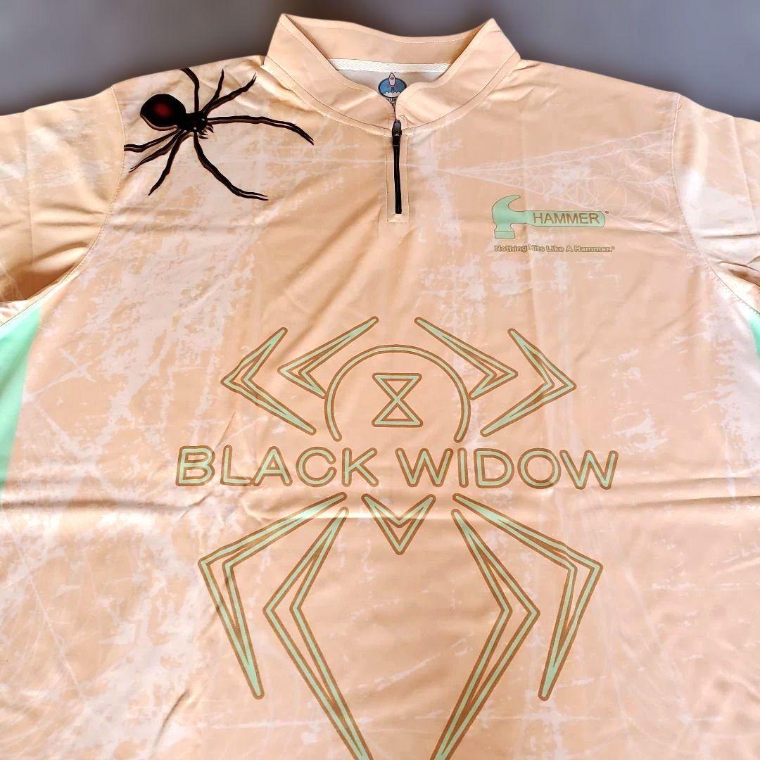 日本未発売✨ブラックウィドー【日本サイズ4L】オレンジ　大きめ　ボウリング